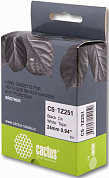 Кассета с лентой CACTUS CS-TZ251 Black on White (24мм x 8м)