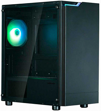 Корпус mATX ZALMAN T4 Plus, без БП, черный