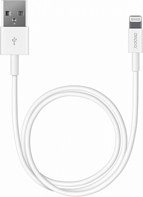 Кабель Apple Lightning (8 pin) - USB Am, DEPPA, 3 м, белый
