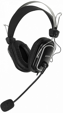 Гарнитура A4TECH HS-50, мониторная, черная