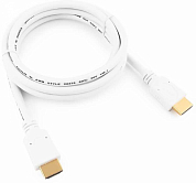 Кабель HDMI v2.0, HDMI (m) - HDMI (m), CABLEXPERT CC-HDMI4, 1.8 м, белый