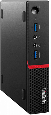 Компьютер LENOVO M720q Tiny Core i3 9100T/ 8Гб/ 256Гб/ Intel HD 630/ no OS, черный (10T9S07L00)