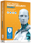 ESET NOD32 Smart Security Family, 5 Device на 1 год, Base/продление лицензии, BOX