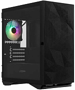 Корпус mATX ARDOR Rare Minicase MS3 Mesh BG ARGB, без БП, черный