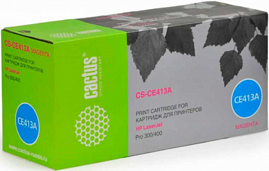 Картридж CACTUS CS-CE413A, пурпурный