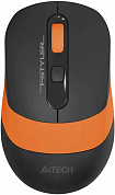 Беспроводная мышь A4TECH Fstyler FG10S, черно-оранжевая
