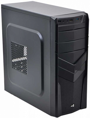 Корпус ATX AEROCOOL V2X (V2XBL), без БП, черный