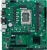 Материнская плата ASUS PRO H610M-C D4-CSM Intel H610, FCLGA1700, DDR4, VGA, DisplayPort, HDMI, 4*USB3.0, 4*USB2.0, 2*PS/2, GLAN, COM, mATX