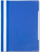 Папка-скоросшиватель A4 БЮРОКРАТ -PS-K20blu, синяя