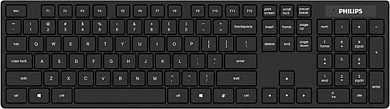Беспроводная клавиатура PHILIPS SPK6103B, USB, черная