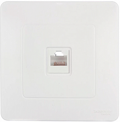 Розетка СКС 1 порт RJ-45 (8p8c) кат. 5e SYSTEME ELECTRIC Blanca BLNIS045001