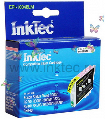 Струйный картридж INKTEC EPI-10048LM, светло-пурпурный. Просроченный товар