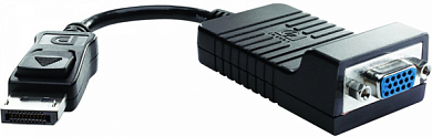 Адаптер (переходник) DisplayPort - VGA, HP AS615AA, 10 см
