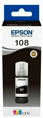 Контейнер с чернилами EPSON 108 C13T09C C13T09C14A, черный
