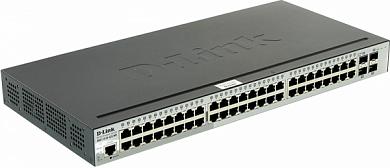 Коммутатор 2 уровня D-LINK DGS-1510-52L/ME (48 port 10/100/1000Mbps, 4 port SFP)