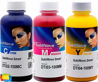 Комплект чернил INKTEC SubliNova Smart DTI-100-3 для Epson, сублимационные, 300 мл, 3 цвета