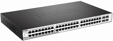 Коммутатор 2 уровня D-LINK WebSmart DGS-1210-52 (DGS-1210-52/F1A)