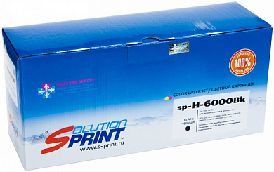 Картридж S-PRINT SP-H-Q6000A Bk, черный