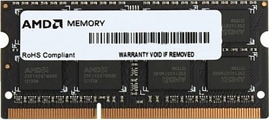 Модуль памяти SO-DDR3L 8Gb PC12800 1600MHz AMD (R538G1601S2SL-U), Retail