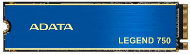 Накопитель SSD M.2 2280 A-DATA Legend 750 Gold 500Гб (ALEG-750-500GCS)