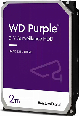 Жесткий диск 3.5" WD Purple 2Тб (WD22PURZ)