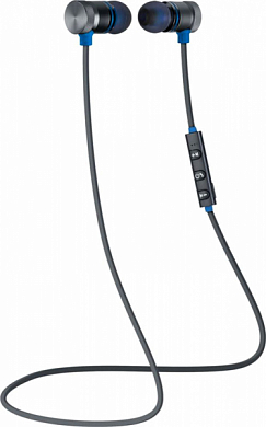 Гарнитура Bluetooth DEFENDER OutFit B710, беспроводная, вкладыши, черно-синяя