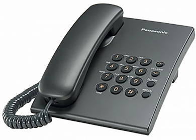 Телефон PANASONIC KX-TS2350RU, темно-серый