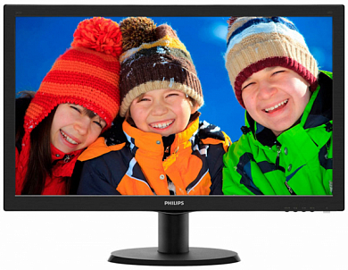 Монитор PHILIPS 243V5QHSBA 23.6" 1920x1080, 16:9, черный