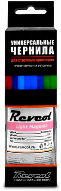Чернила REVCOL Hameleon Universal для Epson, водные, 100 мл, светло-пурпурный. Просроченный товар