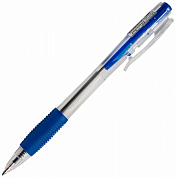 Ручка шариковая SILWERHOF Click Grip 026202-02, синяя