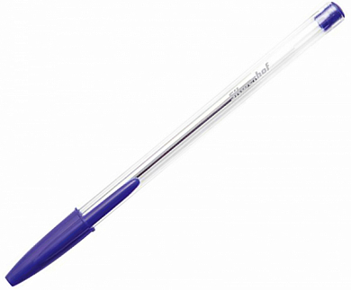 Ручка шариковая SILWERHOF Basic 026142-02, синяя
