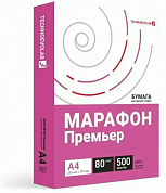 Бумага A4 ТЕХНОЭВОЛАБ Марафон Ппремьер, белая, 80 г/м2, класс A, 500 л.