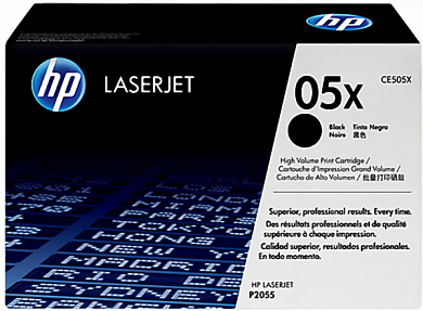 Картридж HP 05X CE505X, черный