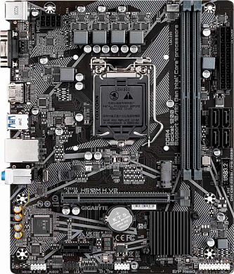 Материнская плата GIGABYTE H510M H V2 Intel H470, FCLGA1200, DDR4, HDMI, VGA, 4*USB3.2, 8*USB2.0, PS/2, GLAN, mATX