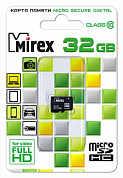 Карта памяти microSDHC MIREX 32Gb, Class10 (13612-MC10SD32)