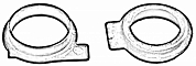 Бушинг тефлонового вала (левый) для Kyocera FS-1028MFP, JPN 2BR20180 ЯП