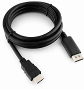 Кабель DisplayPort - HDMI, DisplayPort (m) - HDMI (m), BURO, 1.8 м, черный