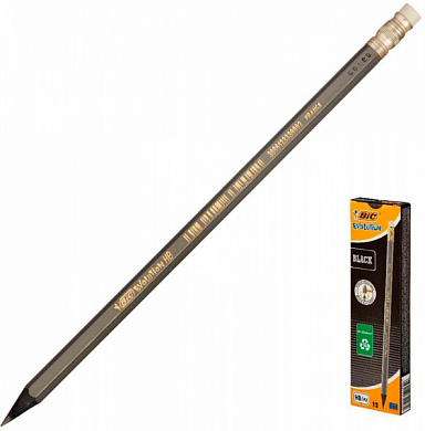 Карандаш чернографитный BIC Evolution Black, HB