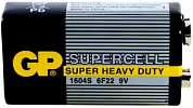 Батарейка 6F22 GP Supercell, 9V (1 шт)