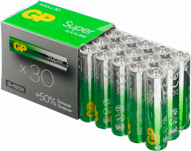 Батарейка AAA GP Super G-Tech, 1.5V (30 шт)