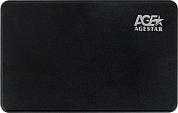 Внешний бокс для HDD/SSD 2.5" AGESTAR 3UB2P2, черный