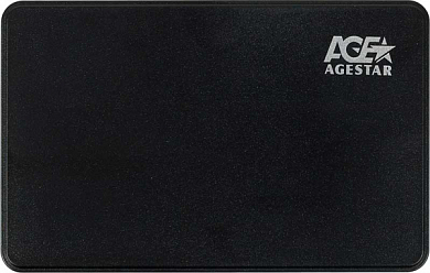 Внешний бокс для HDD/SSD 2.5" AGESTAR 3UB2P2, черный