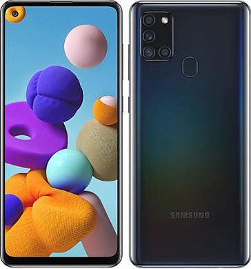 Смартфон SAMSUNG Galaxy A21s SM-A217F, 4Gb/64Gb, черный