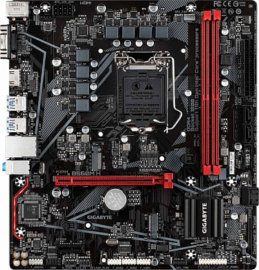 Материнская плата GIGABYTE B560M H Intel B560, FCLGA1200, DDR4, HDMI, VGA, 6*USB3.2, 8*USB2.0, PS/2, GLAN, mATX