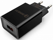 Сетевое зарядное устройство CABLEXPERT MP3A-PC-17, USB A, черное