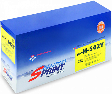 Картридж S-PRINT SP-H-CB542A Y, желтый