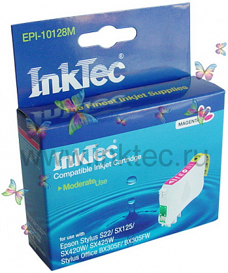 Струйный картридж INKTEC EPI-10128M, пурпурный