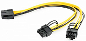 Переходник питания, 6 pin (m) - 6 pin + 2 pin (f) *2, CABLEXPERT CC-PSU-85_2, 30 см