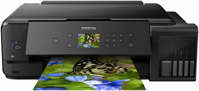 МФУ EPSON L7180, струйный, A3, черный (C11CG16404)