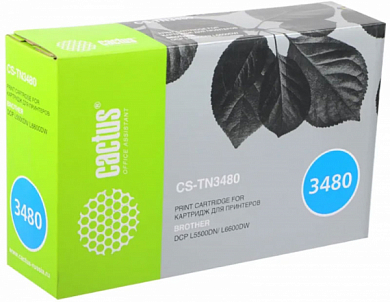 Картридж CACTUS CS-TN3480, черный
